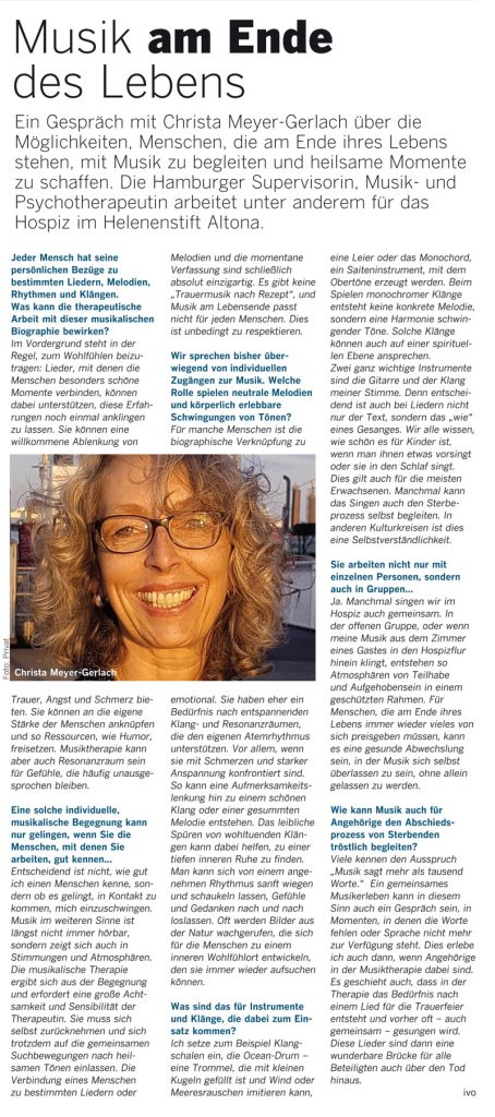 Abschied. Musik am Lebensende